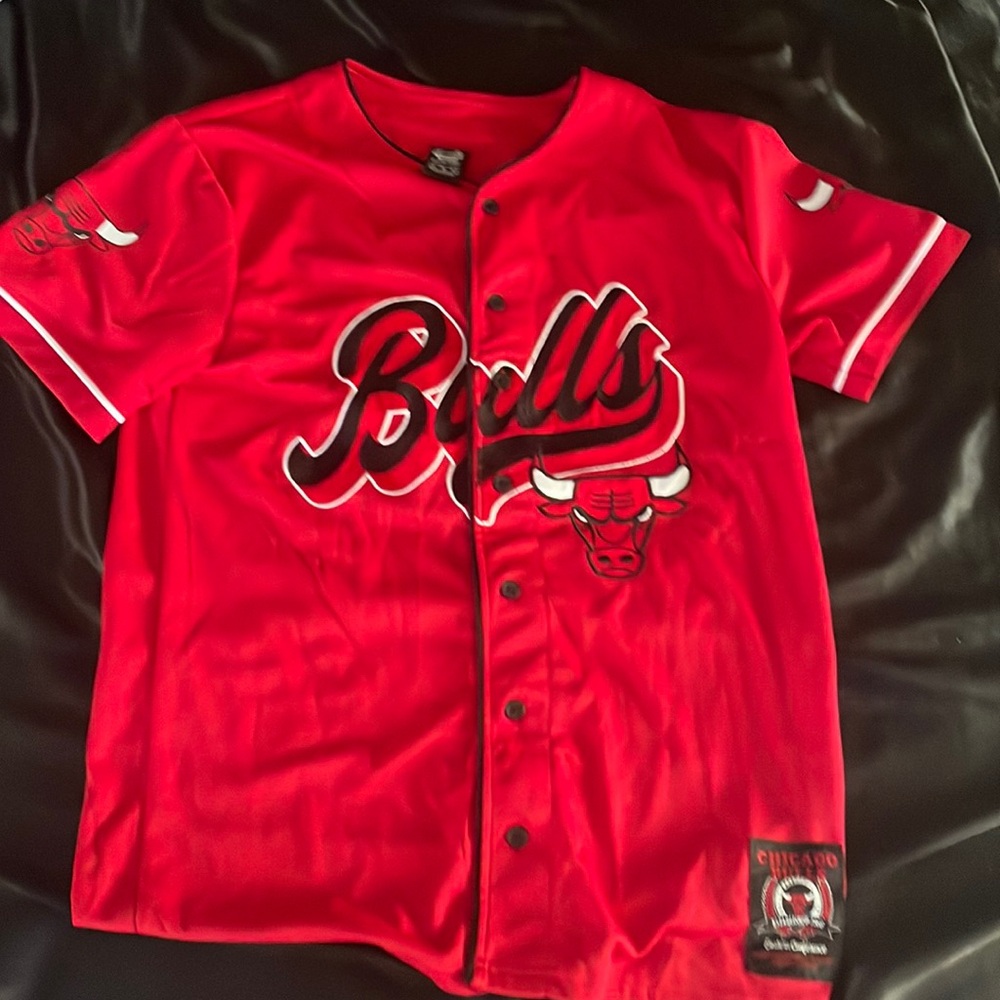Chicago Bulls Baseball Jersey